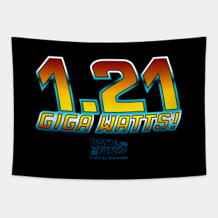 back to the future, movie quote, 1.21 Giga Watts Tapestry