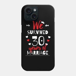 Funny 30Th Wedding Anniversary  Gifts For Couples Phone Case