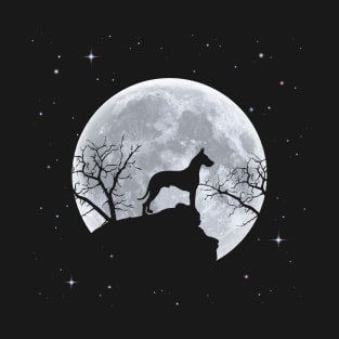 Great dane and moon halloween T-Shirt