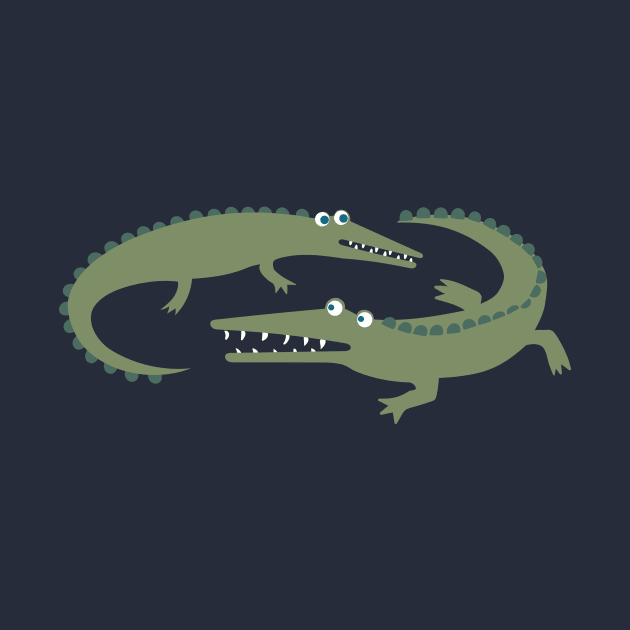 American Alligators - cute animals by Cecca Designs by Cecca