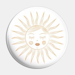 Girly Sun Tee Pin