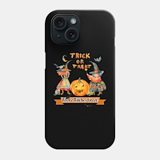 Halloween: Trick or Treat Where Witches Greet Phone Case