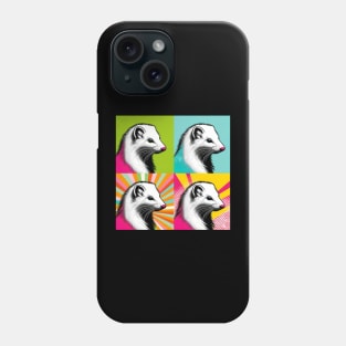 Pop Art Ermine - Sleek Winter Wildlife Phone Case