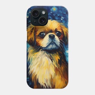 Tibetan Spaniel Night Phone Case