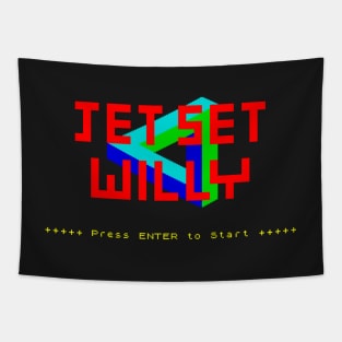 Jet Set Willy ZX Spectrum title Tapestry