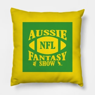 Aussie NFL Fantasy Green Logo Pillow