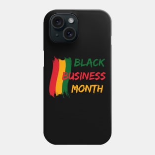 Black Business Month Phone Case