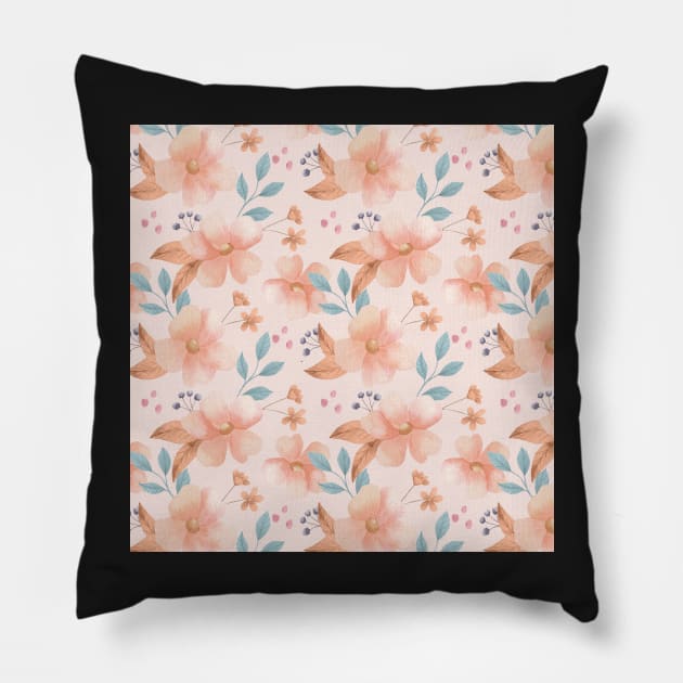 Pastel blossom pattern | Relax Pillow by MrDoze