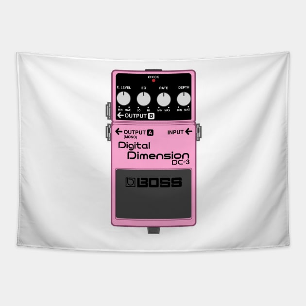 Boss DC-3 Digital Dimension Guitar Effect Pedal Tapestry by conform