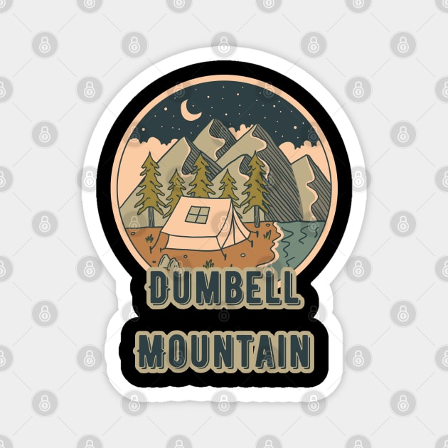 Dumbell Mountain Magnet by Canada Cities