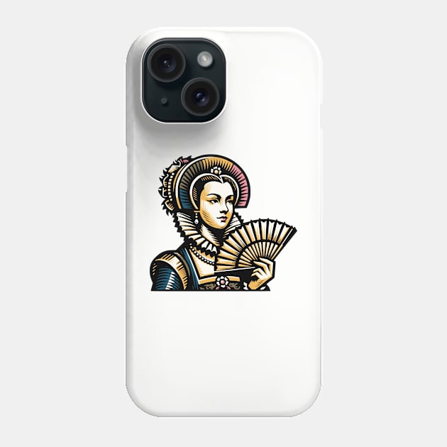 Elizabethan Woman Phone Case by JSnipe