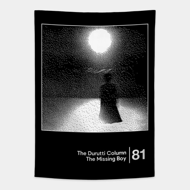The Durutti Column / Minimal Graphic Design Tribute Tapestry by saudade