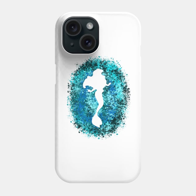 Mermaid Inspired Sillhouette Phone Case by CatGirl101