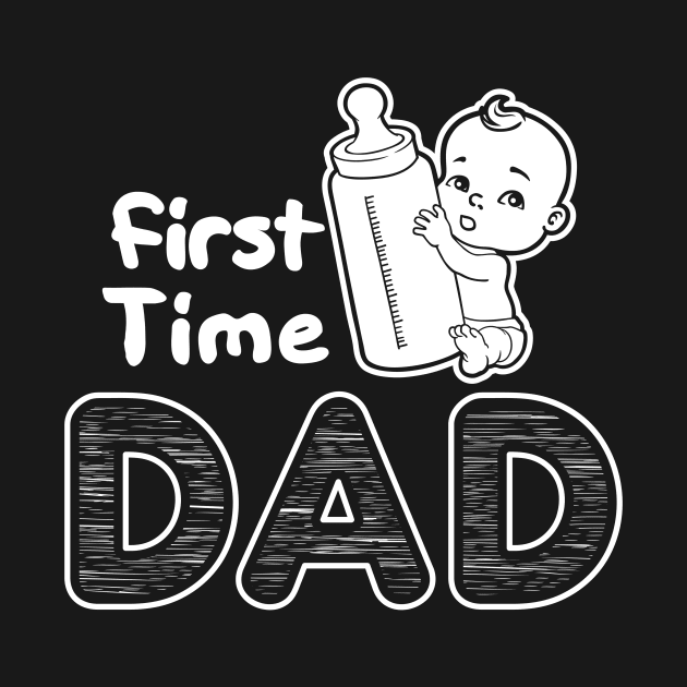 First Time Dad by ThyShirtProject - Affiliate