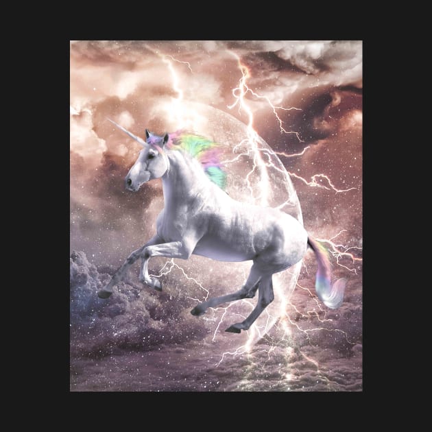 Epic Lightning Unicorn by Random Galaxy