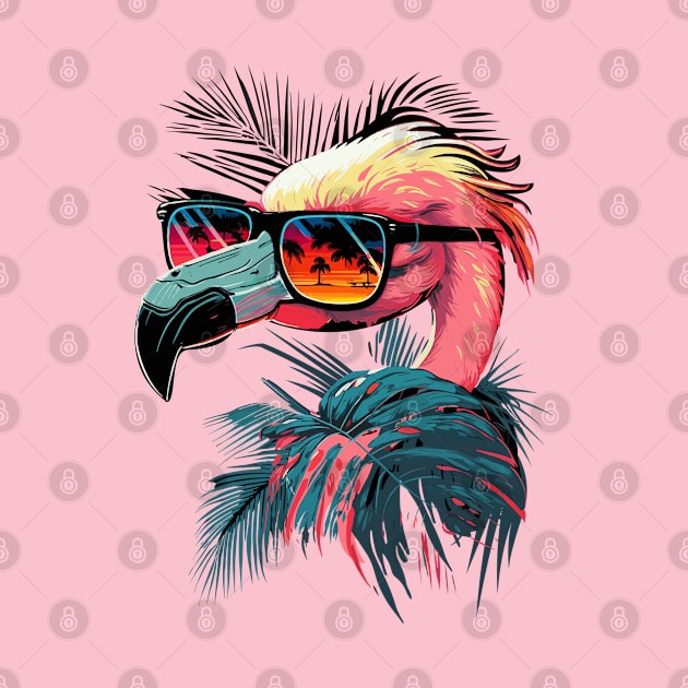 Too Cool Flamingo by KsuAnn