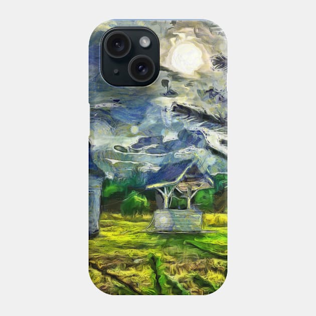 The well at night Phone Case by Evgeniya