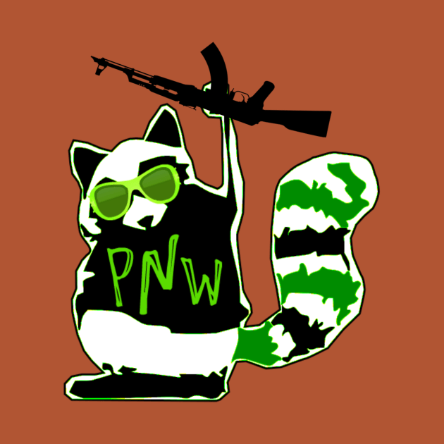 PNW Rebel Raccoon AK47 by TheDaintyTaurus