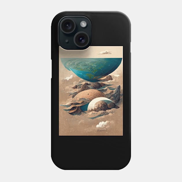 Abstract Planet Phone Case by deificusArt