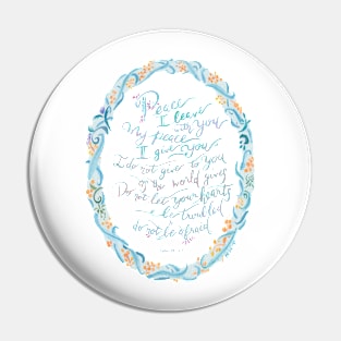 Peace I Leave with You - John 14:27 Pin