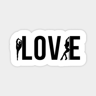 Love - Pole Dance Design Magnet