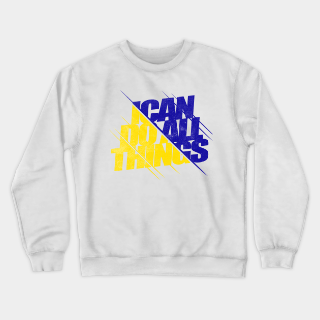 I Can Do All Things Phillipians 4:13 Premium Unisex Crewneck Sweatshirt