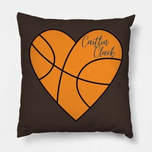 Caitlin Clark Heart Pillow