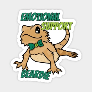 Emotional Support Beardie (Bearded Dragon) Magnet