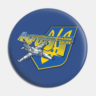 Ukraine Air Force - Su-25 Frogfoot Pin