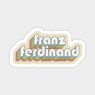 Retro Franz Ferdinand Magnet