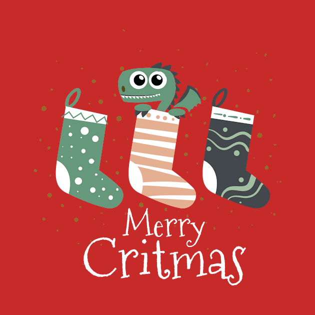 Merry Critmas (Dragon) by DavidByronHicks