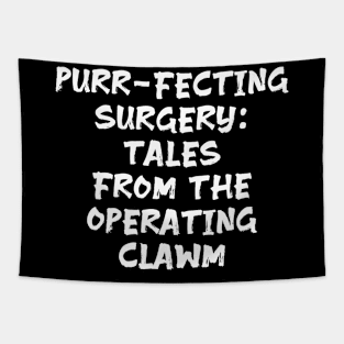 Purr-fecting Surgery: Tales from the Operating Clawm Tapestry