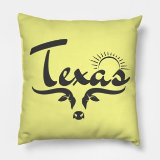 Texas-Longhorns and Sunshine Pillow