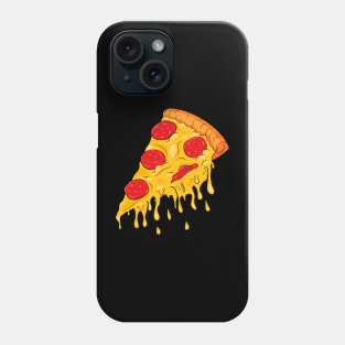 melting pizza graphic sublimation Phone Case