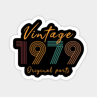 Vintage 1979 Birthday 45 years old gift Magnet