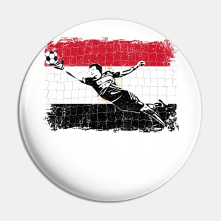 Egypt Soccer Supporter Goalkeeper Shirt Pin