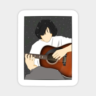 jungkook and guiter Magnet