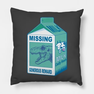 Missing T-Rex Jurassic Pillow