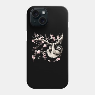 Kawaii Sloth Anime Japan Sakura Novelty Cute Funny Sloth Phone Case