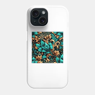 A Kaleidoscopic Floral Pattern Phone Case