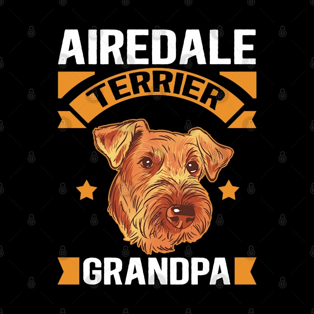 Airedale Terrier Grandpa Dog Owner Bingley Terrier by Streetwear KKS