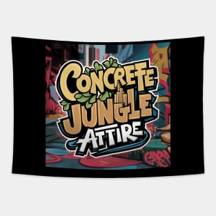 Concrete Jungle Attire Streetware Fashion Tapestry