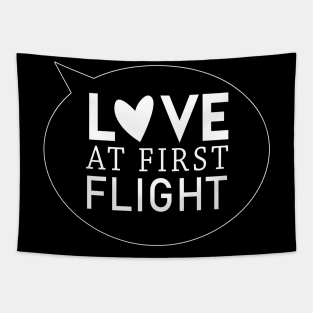 Love at the first flight Tapestry