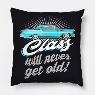 Old Classic Car vintage Saying Pillow