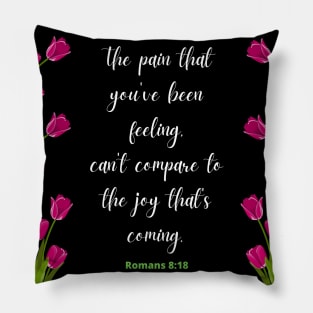 The Pain that You've Been Feeling.. Romans 8:18 Pillow