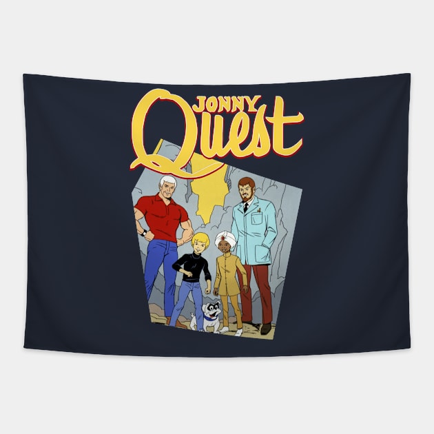 Jonny Quest Tapestry by sagitarius