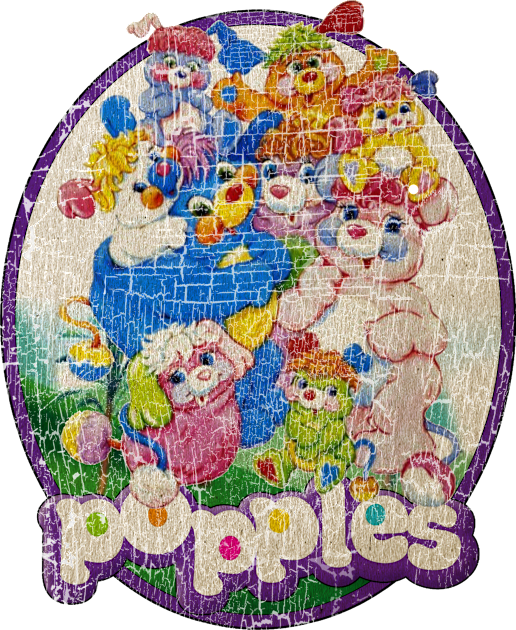 Popples Friendship 1986 Kids T-Shirt by Thrift Haven505