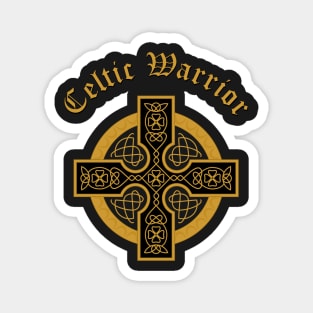 Celtic Warrior Cross Magnet