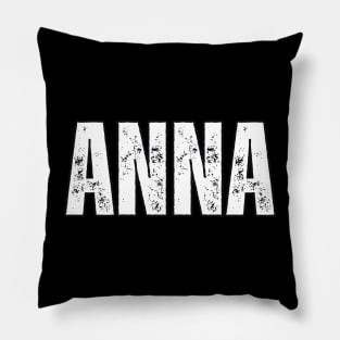 Anna Name Gift Birthday Holiday Anniversary Pillow