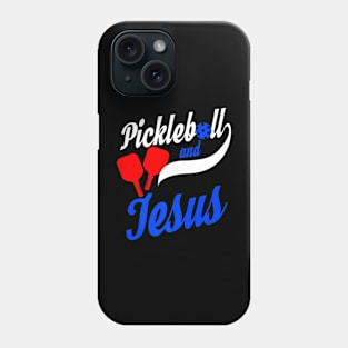 Pickleball Player Jesus Christ Phone Case